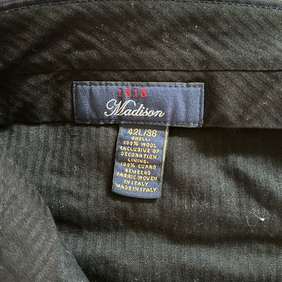 Brooks Brothers Navy Pin-Striped Suit — 42L/36 - Picture 2 of 16